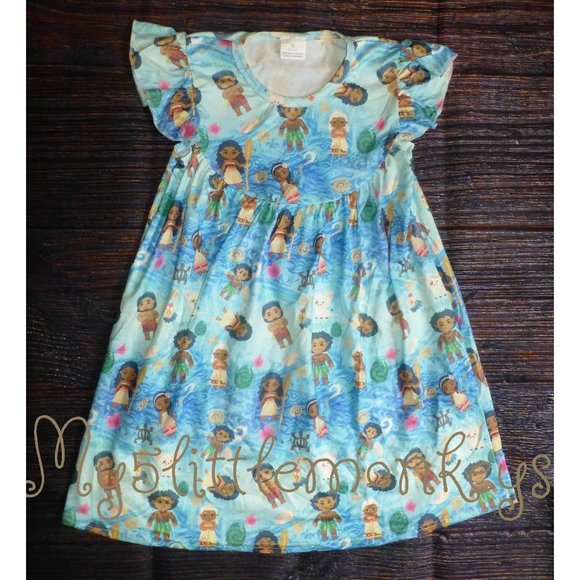 Other - Boutique Moana Girls Sleeveless Pearl Dress